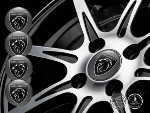 Peugeot Nabenaufkleber Ausgabe Individuelles Dome-Design